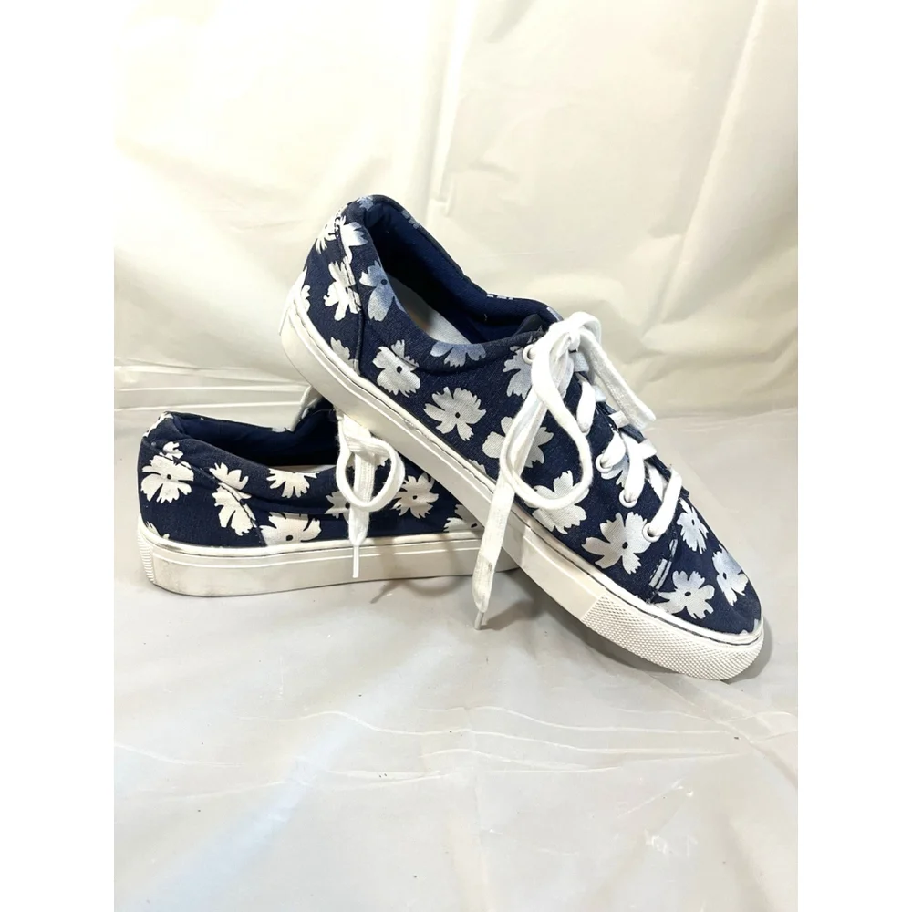 JCREW Printed road trip sneakers women size 8.5